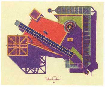 Shelter Island House, roof plan view