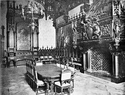 пример интерьера обеденного зала 4