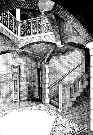 пример интерьера холла 19