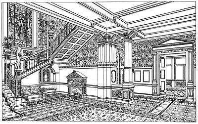 пример интерьера холла 20