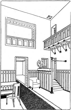 пример интерьера холла 21