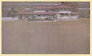 Ladies Home Journal A Home in a Prairie Town,1900. Copyright 2010 Frank Lloyd Wright Foundation. All rights reserved.