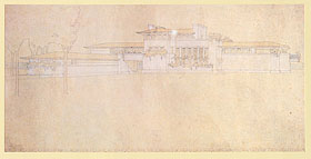 Edward Schroeder House,Milwaukee,Wisconsin,1911. Copyright 2010 Frank Lloyd Wright Foundation. All rights reserved.