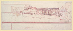 House for LIFE Magazine,1938. Copyright 2010 Frank Lloyd Wright Foundation. All rights reserved.