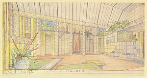 John Nesbitt House. Copyright 2010 Frank Lloyd Wright Foundation. All rights reserved.