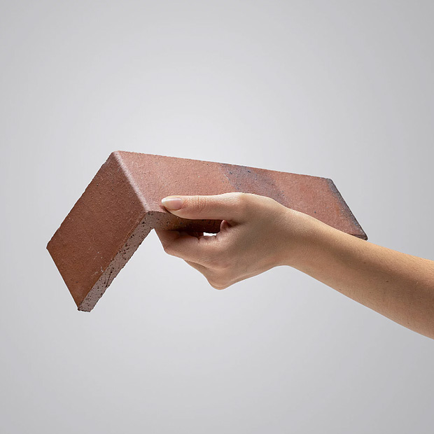 Образец углового элемента клинкерной плитки. hagemeister.de