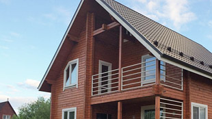 превращение классического дачного дома в современный