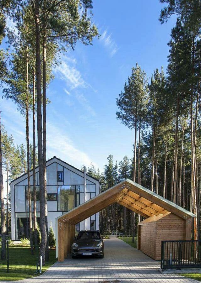 Рамы современного автонавеса из клееной древесины №23