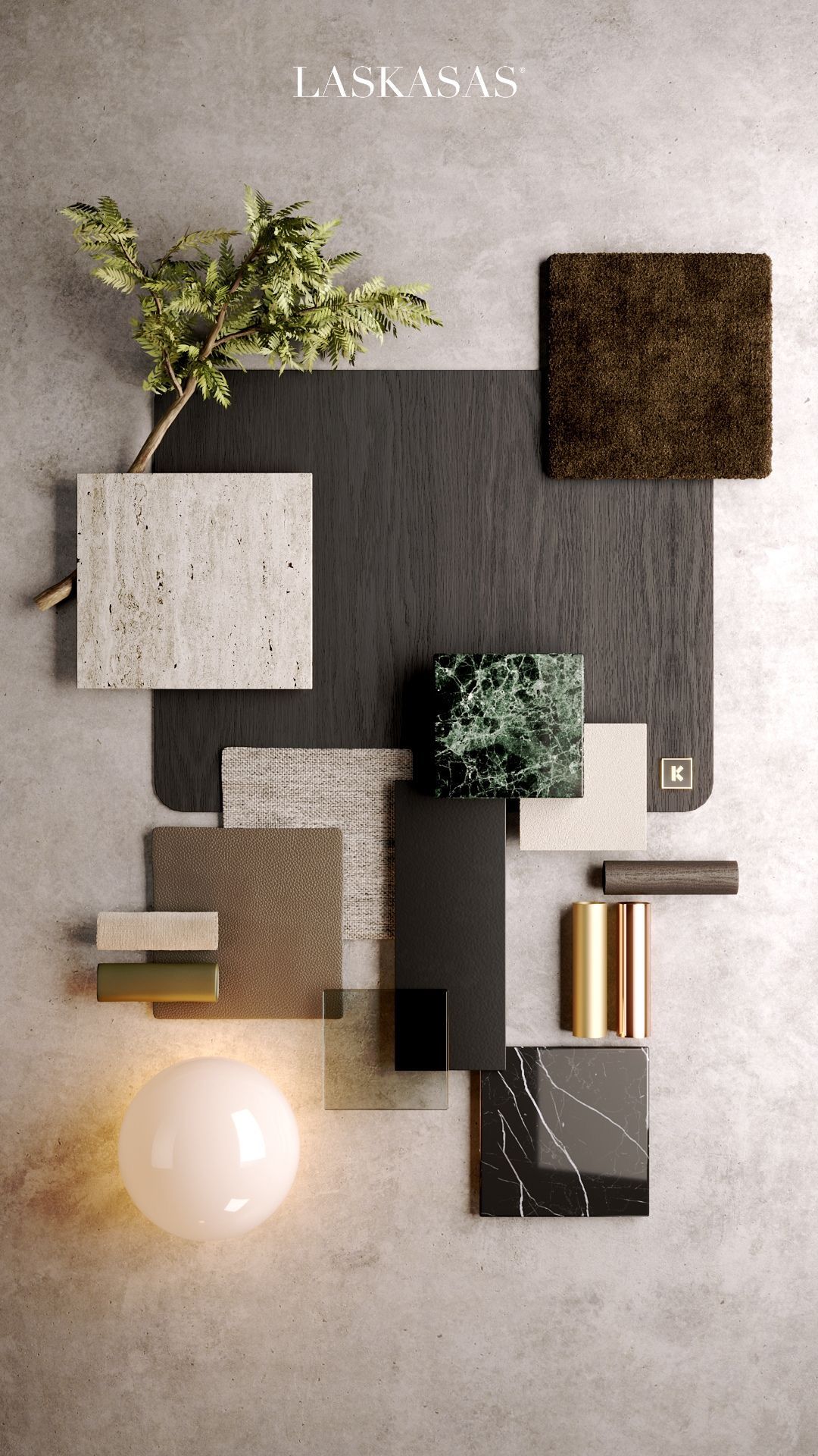 Стильная подборка материалов для отделки интерьера №21