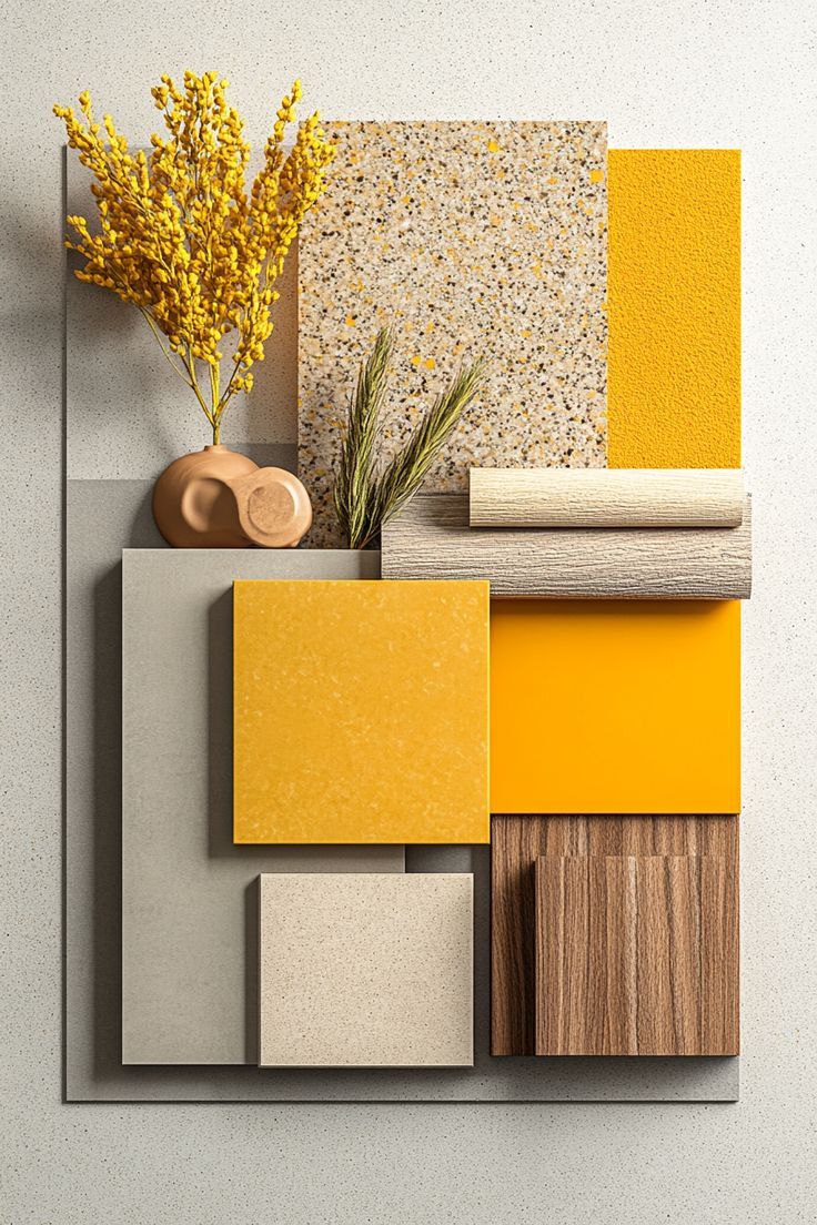 Колористический паттерн с яркими акцентами №29