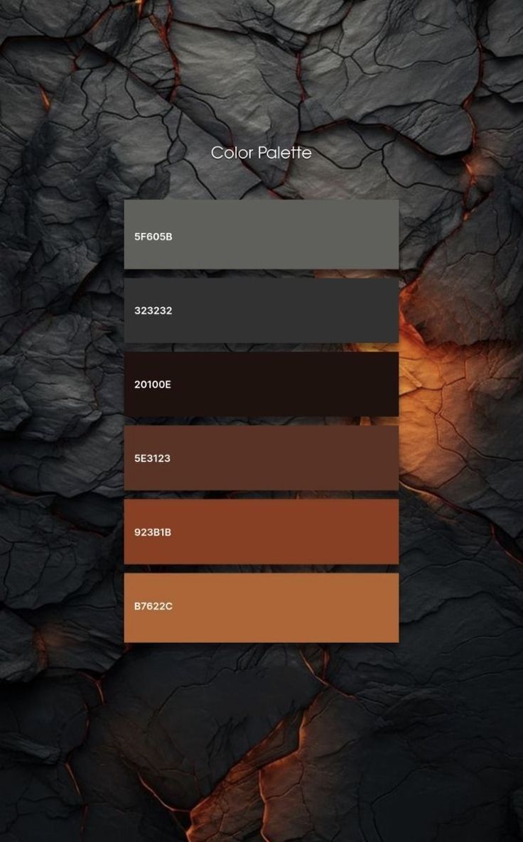 Вариант колористического решения в темных тонах №69