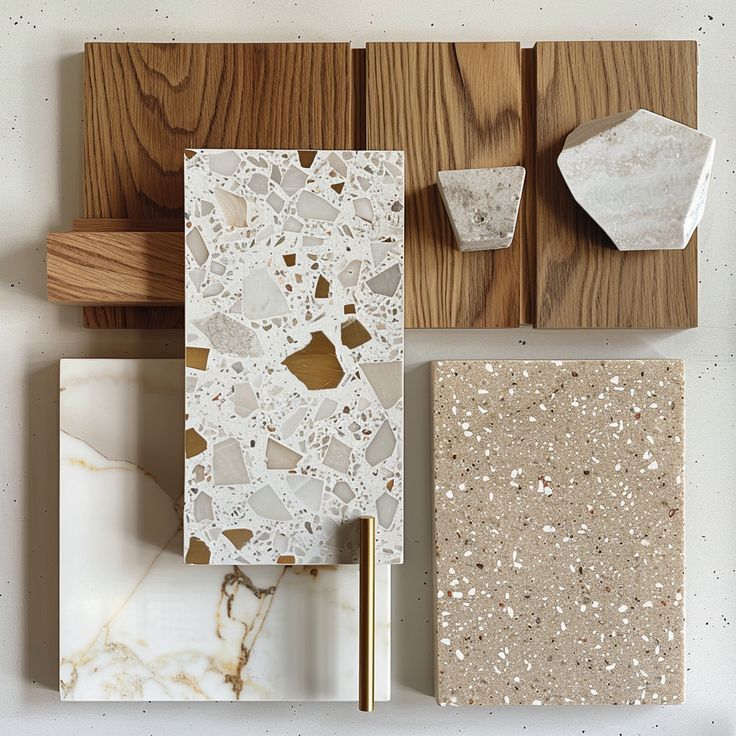 Вариант дизайнерской подборки материалов для интерьера №70