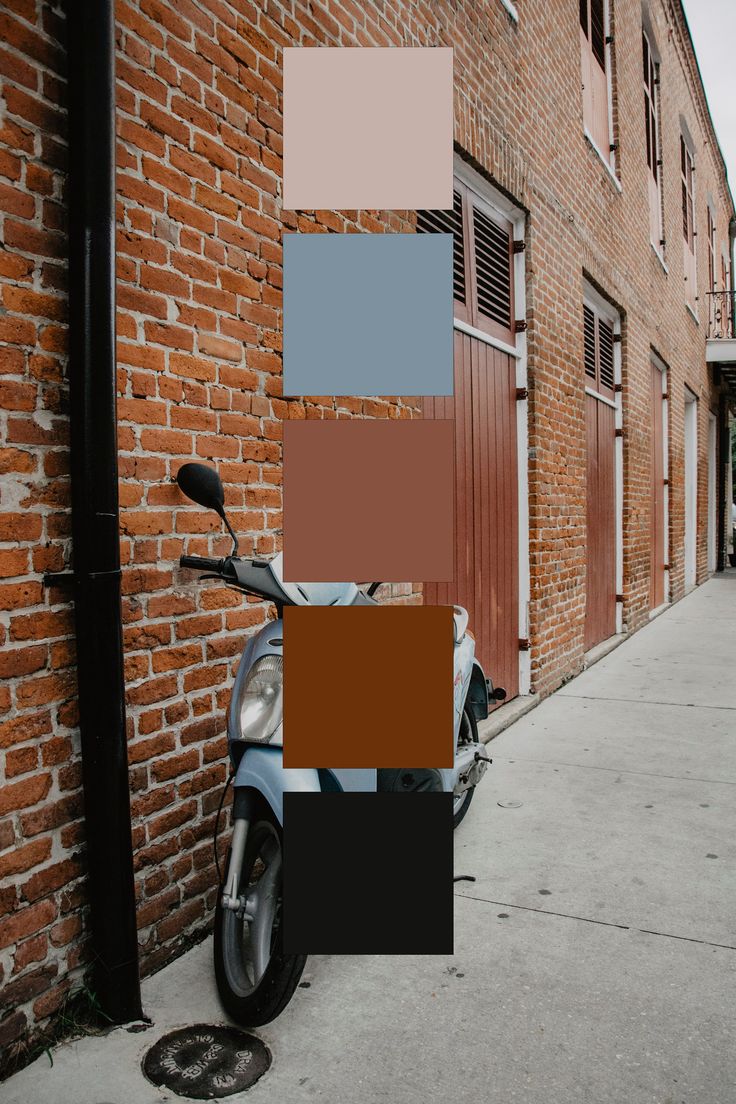 Отличный вариант сочетания цветов для дизайна кирпичного фасада дома №75