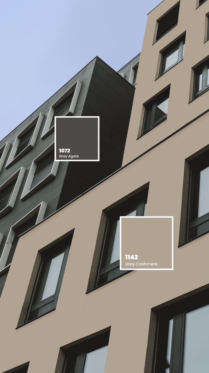 Колористическое решение фасадов здания №97