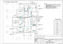 План системы кондиционирования. 2 этаж