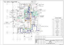План вентиляции 1 этажа дома