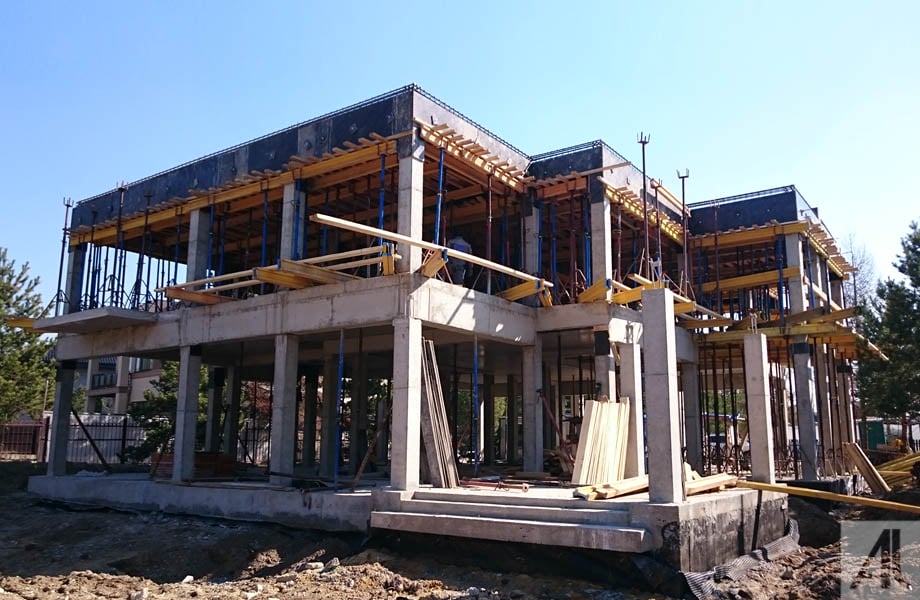 Строительство каркаса