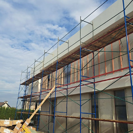 реализация дизайна фасадов дома 4