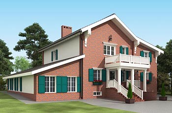 Проект реконструкции дома в английском стиле