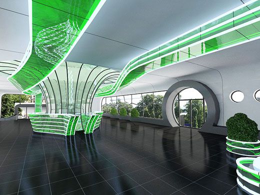 дизайн интерьера планетария