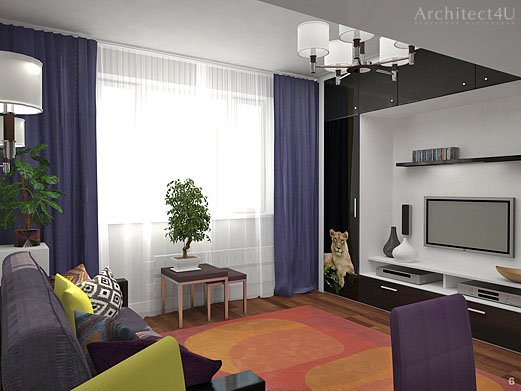 дизайн небольшой гостиной