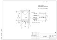 Чертеж плана кровли