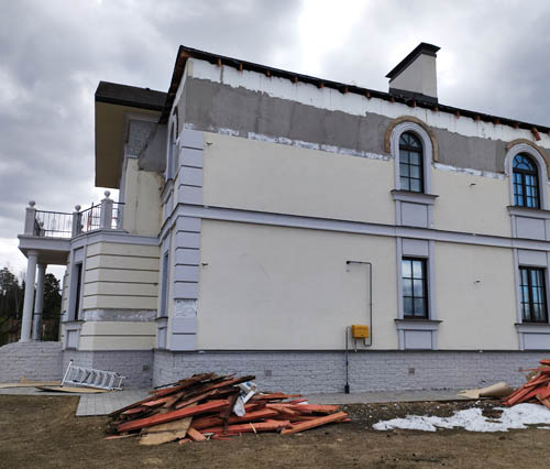 фотография дома до отделки - вид 2 с участка