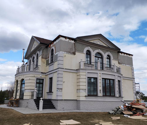 фотография дома до отделки - вид 3 с участка