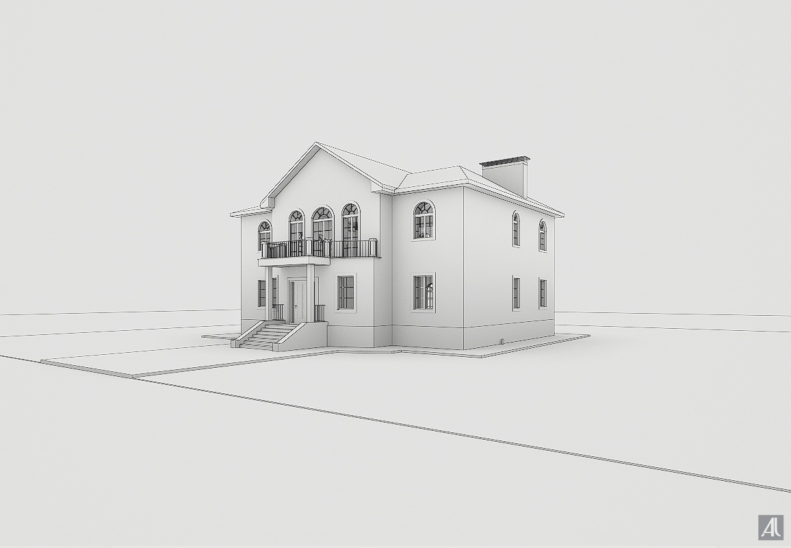 Вариант 1 дизайна крыши. Вид 2