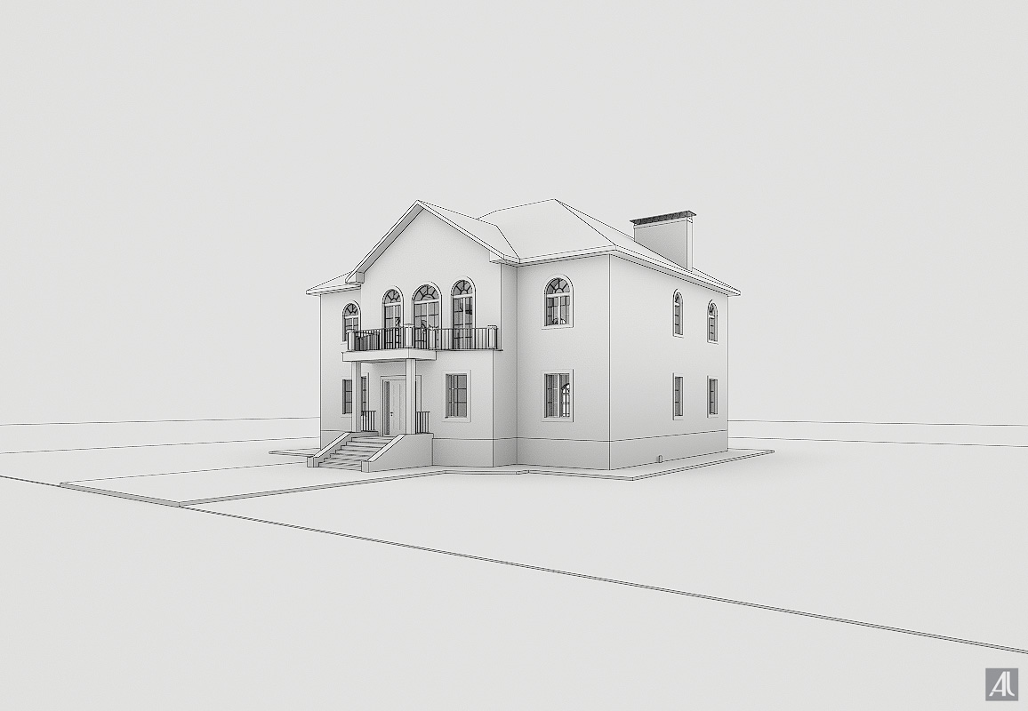 Вариант 2 дизайна крыши. Вид 2