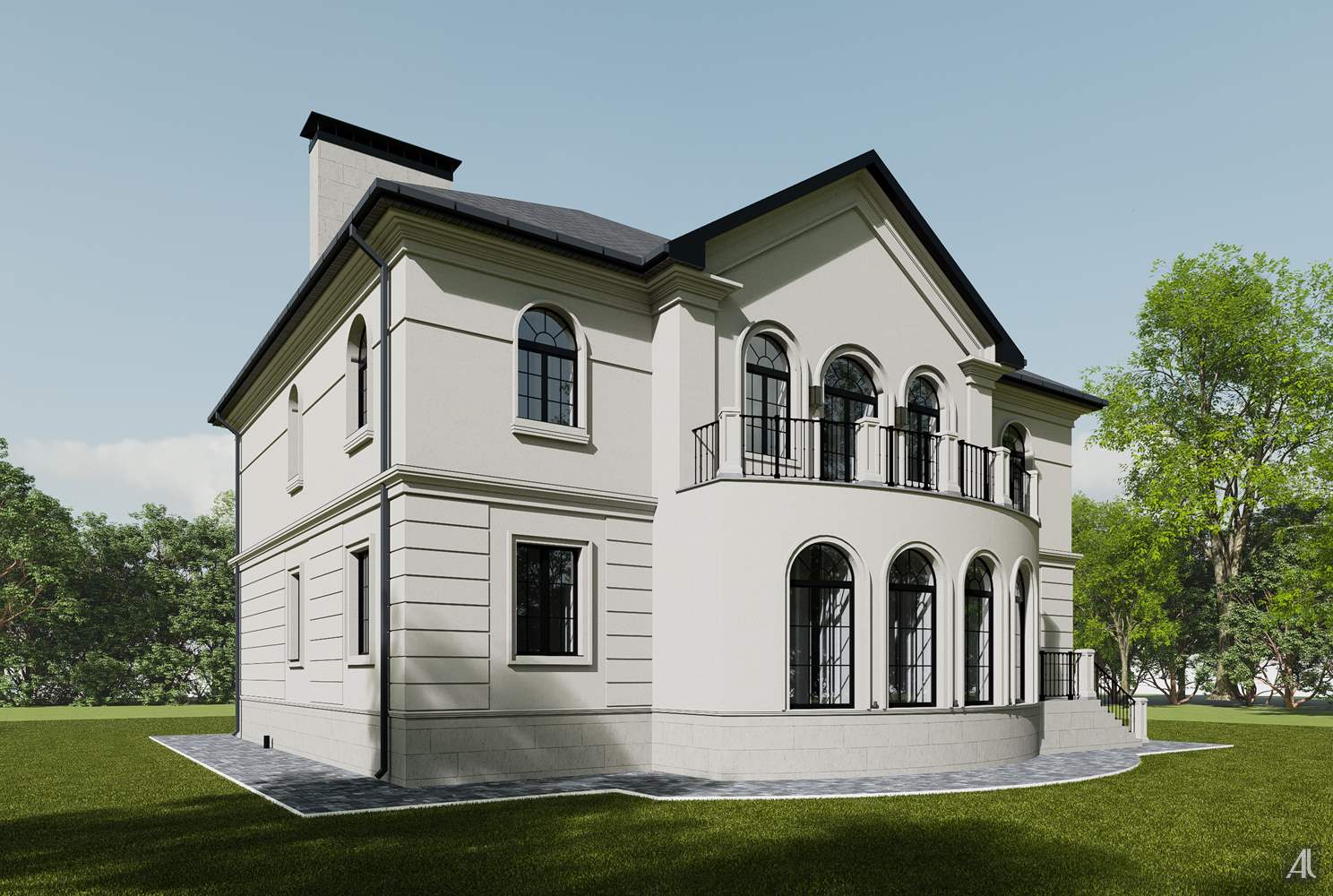 решения фасадов, которые утвердил заказчик