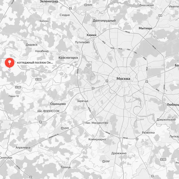 местоположение дома на карте Москвы