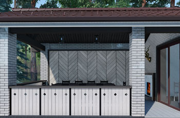 Веранда кухни