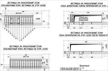 проект лестницы