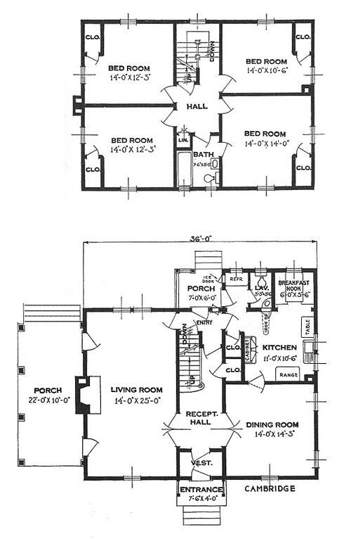 поэтажные планы дома
