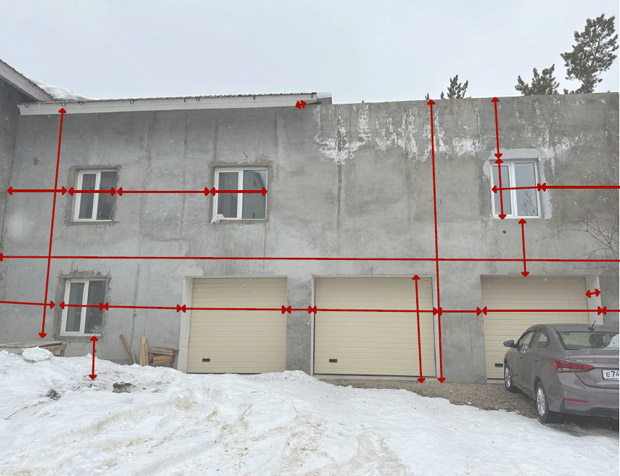 для фасадных обмеров