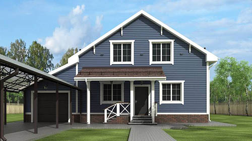 Деревянный фасад