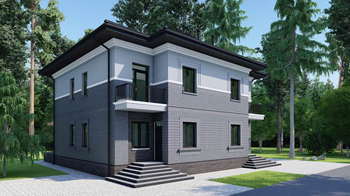 Кирпичный фасад