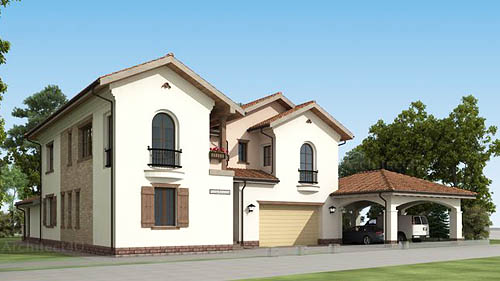 Штукатурный фасад