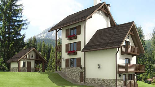 Штукатурный фасад