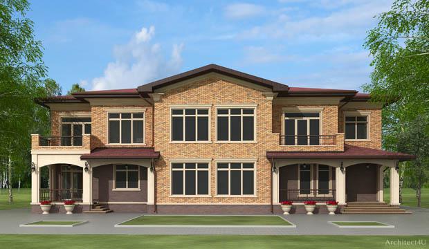 дизайн фасадов дома из СИП панелей в Вите Верде