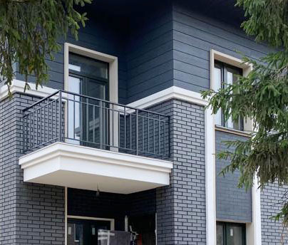 реализация дизайна фасадов дома 3