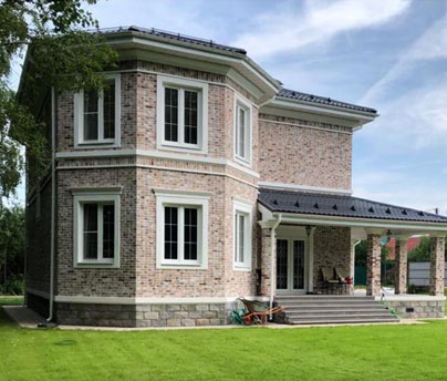 реализация дизайна фасадов дома 13