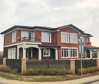 реализация дизайна фасадов дома 17