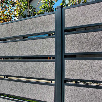 Современные заборы с применением панелей XPS