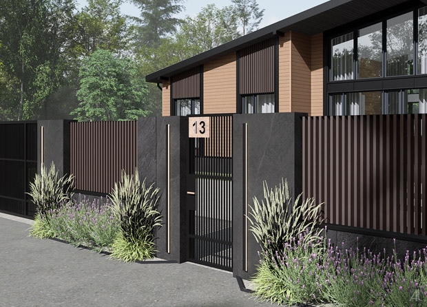 материалы для дизайна современного ограждения